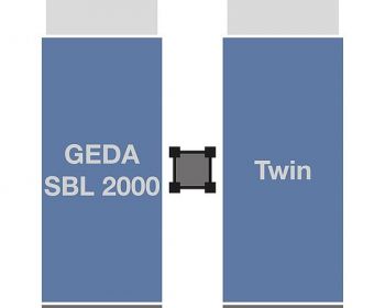 GEDA SBL 2000 Twin 2 cars